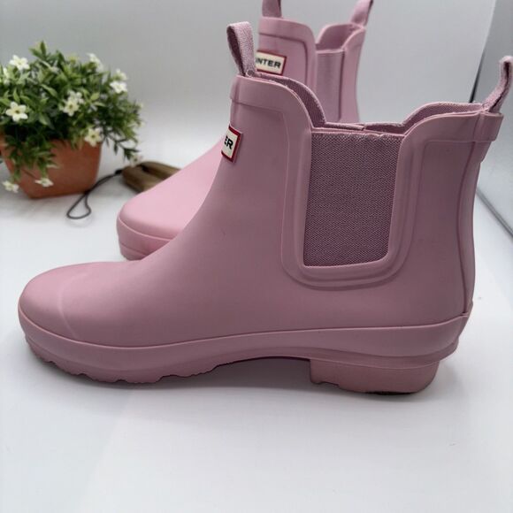 Hunter Short 5.5" Tall Rain Boots Rubber Pink- Women’s Size 4B/5G (US) Outdoor - Picture 7 of 16